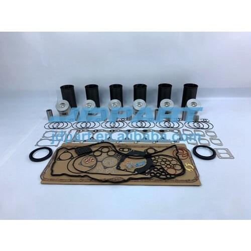 6HK1 Repair Overhaul Kit With Head Gasket Set Piston Rings Liner Kit For Isuzu