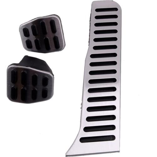 3pcs Manual Transmission Fuel Brake Clutch Pedal Cover Cap Fit For VW Golf Jetta MK5 MK6 CC Scirocco B6 Left Hand Drive