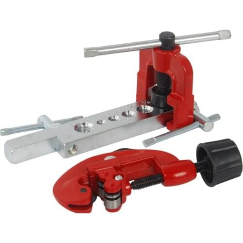 3-28mm Tube Cutter Flaring Tool Kit Manual Pipe Expander Metric/Inch Expansion Mouthparts Device For Copper Tube Flaring Tools