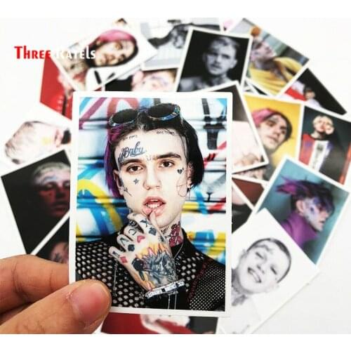 Three Ratels 25pcs Lil Peep Rapper Singer Sticker DIY Stickers For Guitar Motorcycle Laptop Luggage Skateboard Waterproof Decals
