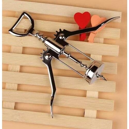 1pc Stainless Steel Red Wine Opener Bottle Opener Waiter Metal Wine Corkscrew Wine Opener Corkscrews 160*55*30mm