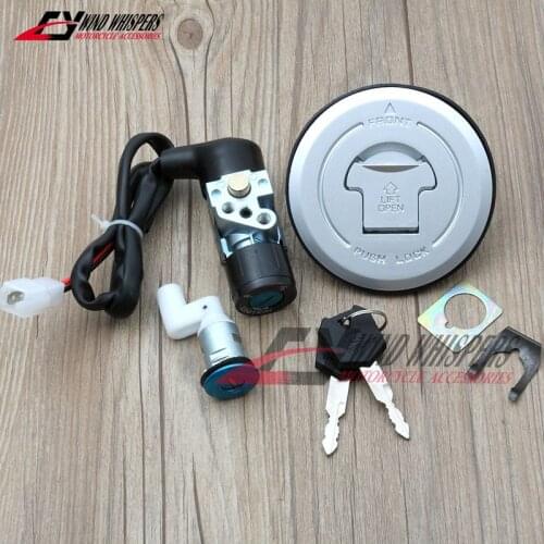 Motorcycle Ignition Switch Fuel Gas Cap Cover Lock & Keys For Honda CBR125 CBR125R R CBR 125 125cc