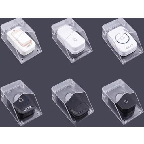 Transparent Waterproof Cover For Wireless Doorbell Home Door Bell Chime Waterproof Outdoor Patio Garden Furniture Covers