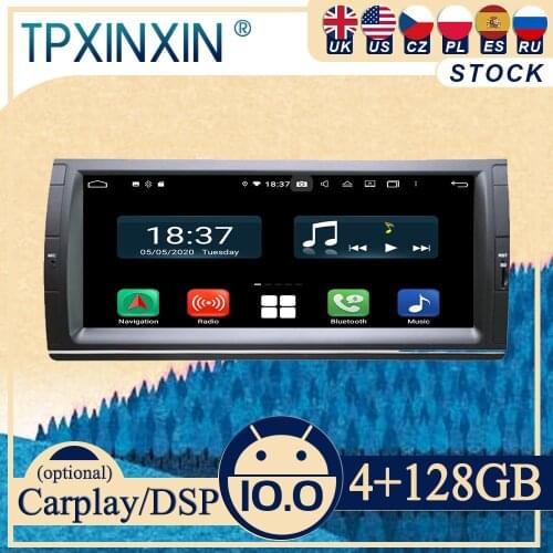PX6 For BMW E53 X5 1999-2005 Android 10 Carplay Radio Player Car GPS Navigation Head Unit Car Stereo WIFI DSP BT