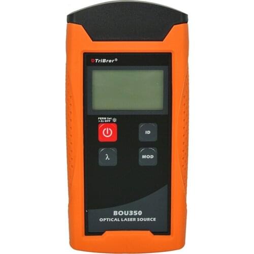 Handheld BOU350 Optical Light Source 1310/1550nm OPM FTTH Optic Laser power meter and 10MW Fiber Optic Visual Fault Locator