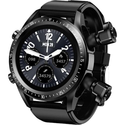 Smart Watch TWS Bluetooth Earphone 2In1 Heart Rate Blood Pressure Monitor Sport Smartwatch Fitness Clock for Android IOS