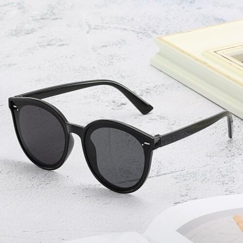 2020 Children Oversize Round Cateye Sunglasses Fashion Brand Design Kid Sun Glasses Boy Girl Unisex Vintage UV400 Mirror Goggle
