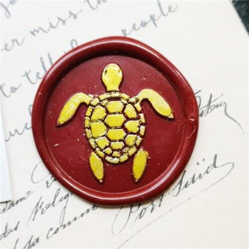 Sea turtle seal wax stamp animals head of Retro Wood Stamp Sealing Wax Seal Stamp Wedding Decorative sealing Stamp wax seals