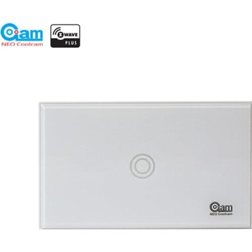 NEO Coolcam Smart Home Z-Wave Plus 1CH US Light Switch Compatible With 300 Series and 500 Series Automation