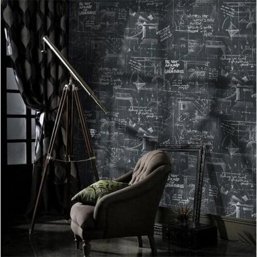 Wellyu American Retro Vintage Graffiti Internet Cafe loft Personality Poster English Alphabet Blackboard Wallpaper Background