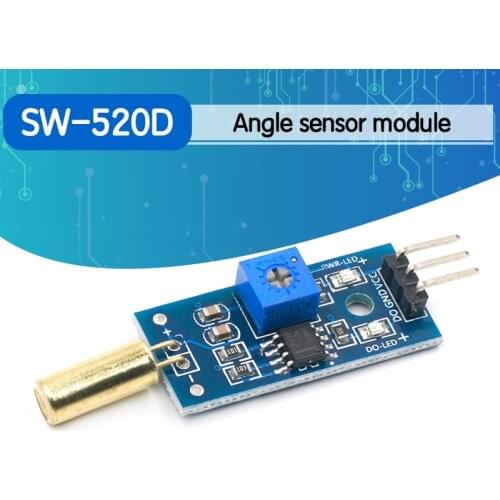 1PCS Golden SW520D SW-520D Angle sensor module Ball switch Tilt sensor module