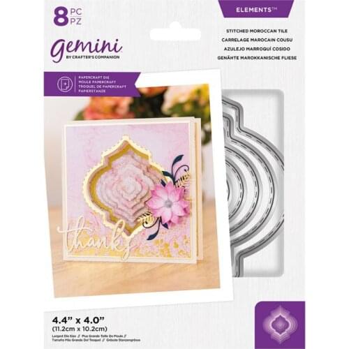 2021 AliliArts Metal Cutting Dies Stitched Moroccan Tile diy Scrapbooking Photo Album Decorative Embossing PaperCard Crafts Die