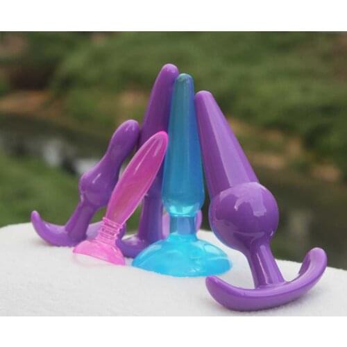 5pcs/set Cheap Anal Sex Toys sexuales Anal Plugs Butt Plugs Erotic Toys Sex Product