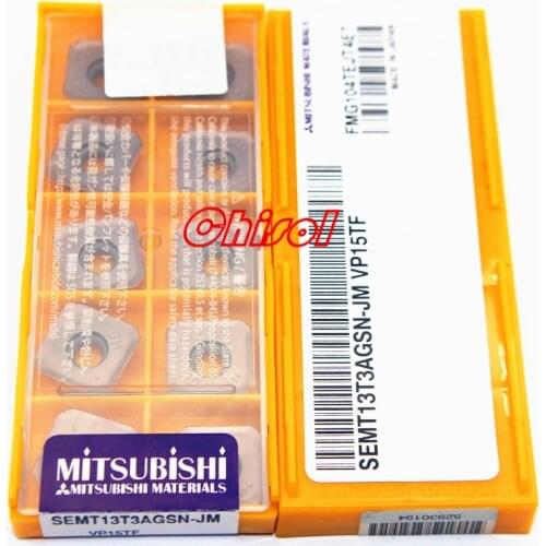 Free shipping high quality cnc carbide turning inserts SEMT13T3AGSN-JM F7030 VP15TF carbide lathe blade cutter tool