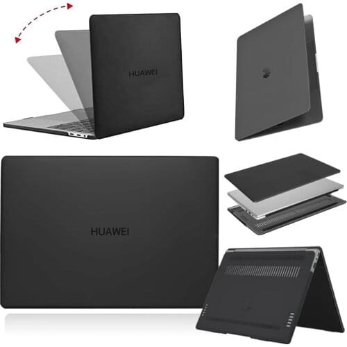 Laptop Case for Huawei MateBook D14/D15/13/14/MateBook X Pro /X 2020/MagicBook 14/15/Pro 16.1 Matte Black Hard Shell