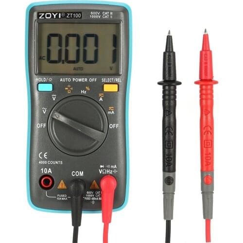 Digital Multimeter Ammeter Voltmeter Resistance Frequency backlight Meter voltage Diode Frequency ZT98 ZT100 ZT101 ZT102