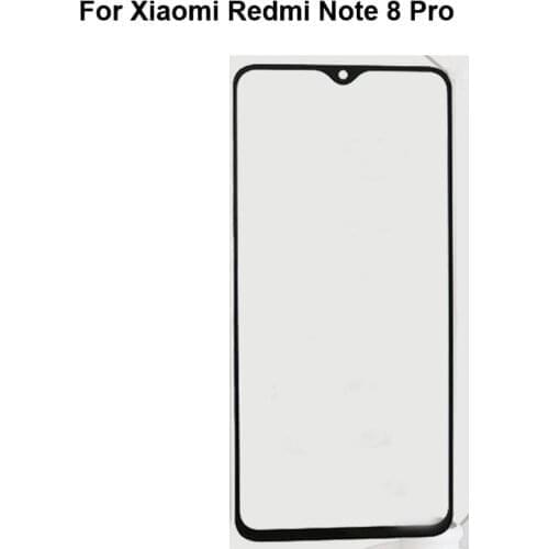 2PCs For Xiaomi Redmi Note 8 Pro Touch Screen Digitizer TouchScreen Glass panel Red mi Note8 Pro Without Flex Cable Parts