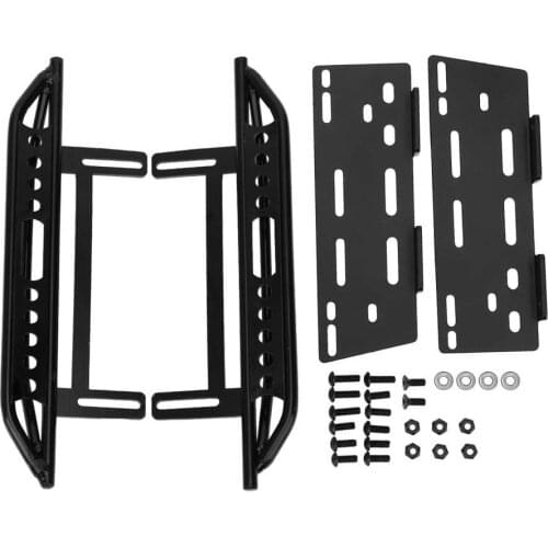 For Axial SCX10 II 90046 Crawler 1/10 RC Car Metal Side Step Board Footboard Pedal Plate