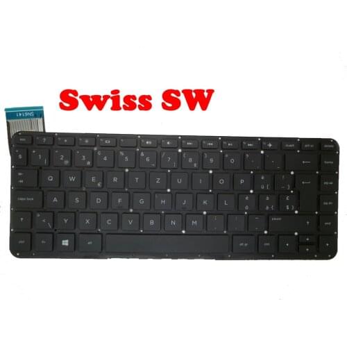Laptop Keyboard For HP SlateBook 14-P000 14-P000NA 14-P000NB 14-P000NF 14-P001TU 14-P080NO Swiss SW/Thailand TI/Japan JP/UK