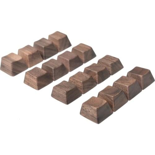 Walunt Wood Keycap OEM Profile For Mechanical Keyboard Custom Keycaps R4 R3 R2 R1 WASD arrow keys 6.25u Space bar cap MX switch