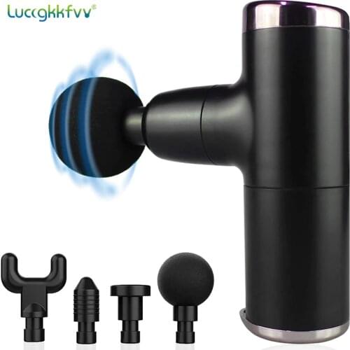 Muscle Massage Gun Neck Muscle Massager Mini Pocket Electric Pain Trainer Therapy for Body Massage Relaxation Pain Relief