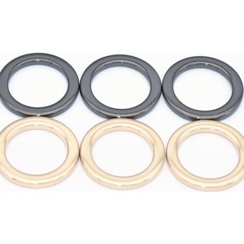 25mm Metal O Ring Round Ring Handbag Purse Belt Clip Strap Jewelry Making Dog Collar Clasps Keychain Supplies Hardware