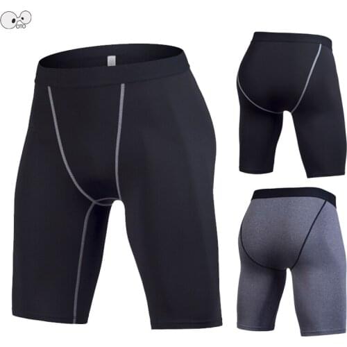 Mens Quick Dry Short Running Tights 2019 Men Compression Gym Fitness Sport Leggings Running Shorts Male Underwear Sportswear