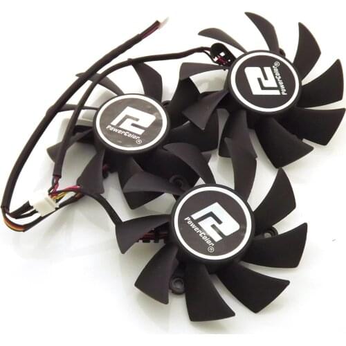 PLA08015D12HH 12V 0.35A 75mm 42x42x42mm For Dataland R9 290 290X Graphics Card Cooling Fan 4Wire 4Pin