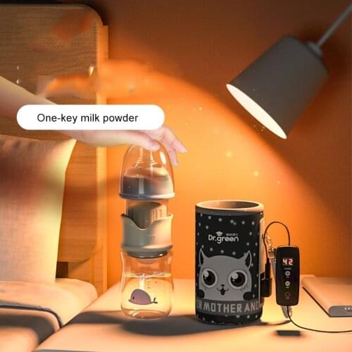 USB Charging Newborn Baby Bottle Warmer Portable Outdoor Infant Milk Feeding Bottle Heated Cover Baby Nursing Insulated Bag Care