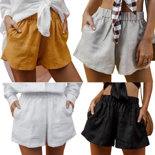 QATURALAN Women's High Waist Shorts