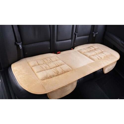 Warm Winter Plush Car Seat Coves Mat Auto Rear Seat Cushion Anti-Slip Back Chair Pad For Vehicle Auto Car Seat Protector