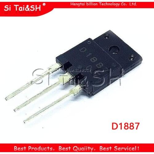 1pcs D1887 2SD1887 TO-3PF 10A/1500V Power switch