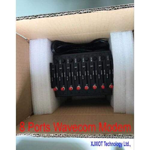 Xjx Hotselling 8 Ports Wavecom Q24plus GSM GPRS Modem Pool USB Interface Quadband Bulk sms modem USSD STK IMEI changebale