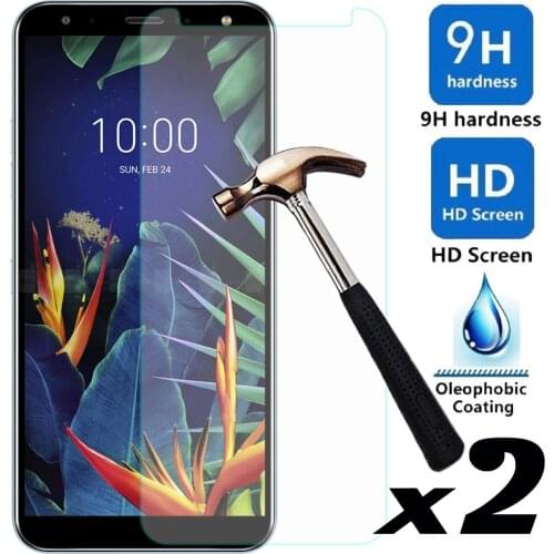 For LG K40/LG Stylo 5 2pcs/lot Tempered Glass Screen Protector Explosion-proof Anti Scratch Front Films