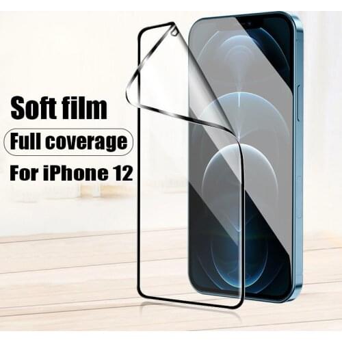 New Soft Ceramic Protective Film for IPhone 12 11 Pro Max 12 Mini Screen Protector for IPhone X XS XR 7 8 Plus SE 2020 No Glass
