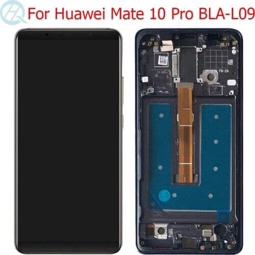 OLED Mate 10Pro LCD For Huawei Mate 10 Pro Display With Frame 6.0" Mate 10 Pro BLA-L09 BLA-L29 BLA-AL00 LCD Touch Screen Parts