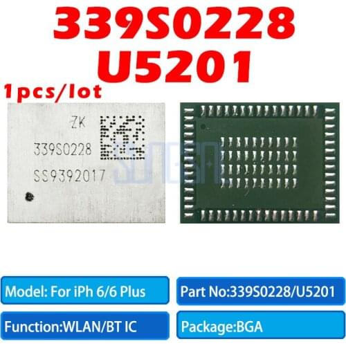 1pcs/lot 100% Original 339S0228 U5201-RF WIFI IC high temp WIFI bluetooth module IC mobile phone For IPhone 6 6plus