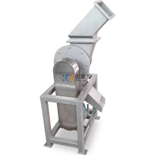 1T/H Hammer Fruit Crusher Machine Stainless Steel Grape Crusher Vegetable Apple Electric Grinder Pulverizer Machine