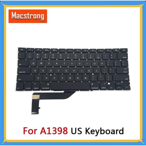 Brand New A1398 US Keyboard for Macbook Pro Retina 15.4" A1398 US laptop keyboard Without Backlight 2012-2015