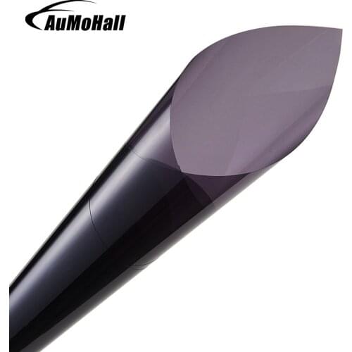 AuMoHall 0.5*30m Light Gray uv+insulation Car Window Tint Film VLT 50% 2 ply Solar Protection Film