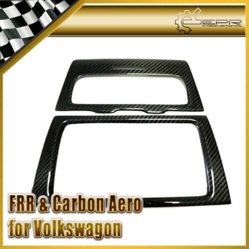 Car Styling For VW Golf MK6 Carbon Fiber Radio Surround