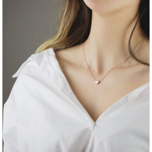 Flower girl letter peach heart necklace you are my flower girl gift flower little girl graduation gift baby girl