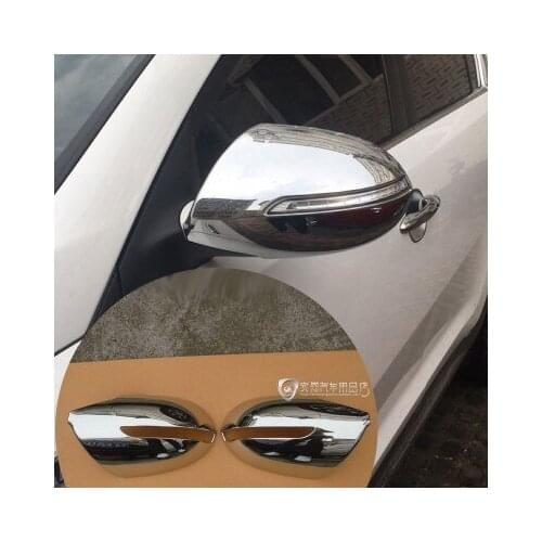 For Kia Sportage R 2010-2019 ABS Chrome rearview mirror decoration cover anti-scratch protection car styling