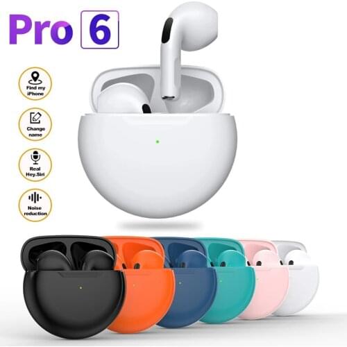 Air Pro 6 pro 5s earbud earphone With Mic Tws Bluetooth Earphone Noise cancel Earbuds For Apple iPhone Xiaomi
