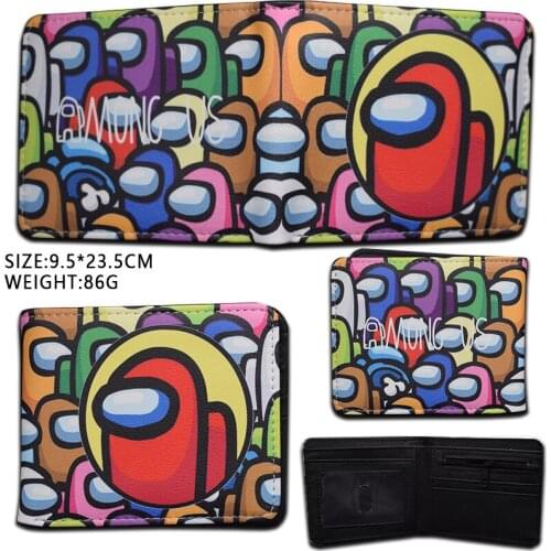 Hot Game Wallet Crewmate Impostor High Quality PU Leather Purse With Coin Pocket Card Holder WM