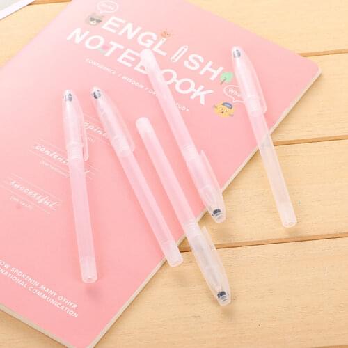 5Pcs/Lot (No ink)New Gel Pen Shell Casing Transparent Ballpoint Pen Cap Minimalist Cheapest Pen Shell Cover No ink