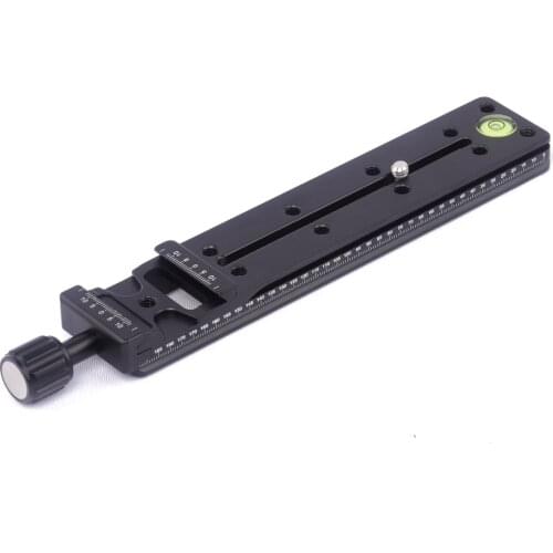 Fittest FNR-200 Nodal Slide Macro Close-up Rail Panoramic Arca Swiss Compatible Clamp Tripod Adapter