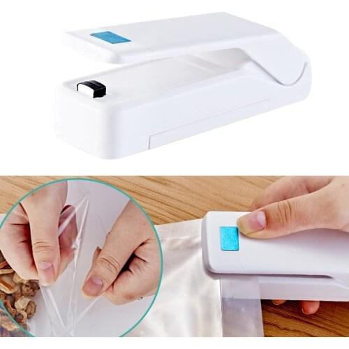 Kitchen Accessories Tools Mini Portable Food Clip Heat Sealing Machine Sealer Home Snack Bag Sealer Machine Tools