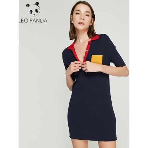 LEOPANDA Summer Short Sleeve Dresses