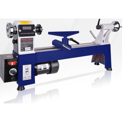 8 Inch 550W Mini Portable Wood Rotary Machine Home DIY Pen-Making Micro-Mechanical Equipment Mini Pen-Making Woodworking Lathe
